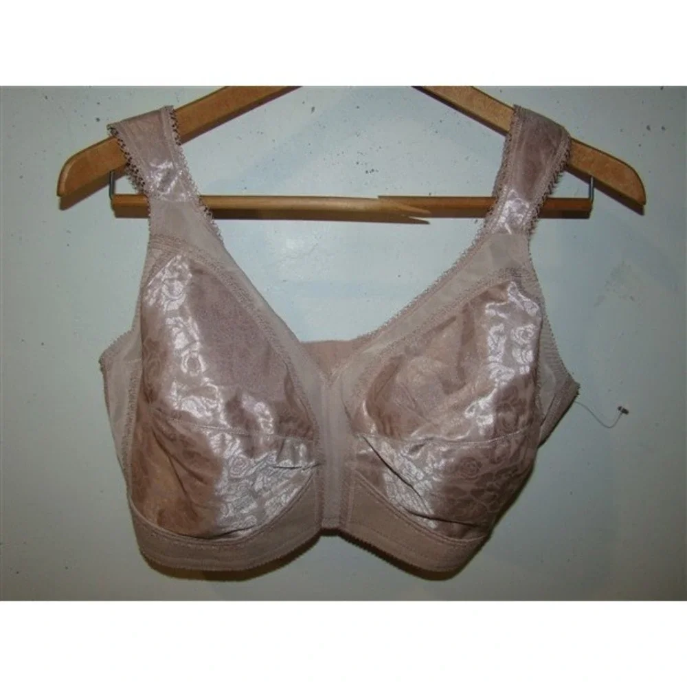 NWOT Playtex 42B 18 Hour Original Comfort Strap Wirefree Bra 4693 Taupe 116533 - Picture 2 of 3